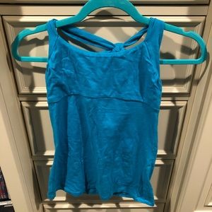 Vintage Anchor blue teal halter top